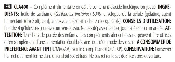 Cla 400 (80 Caps) - Biotech Usa -  Cla