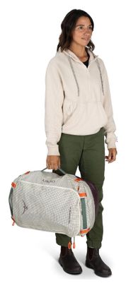 Borsa da viaggio Osprey Transporter Duffel 40 Bianca/Bordeaux