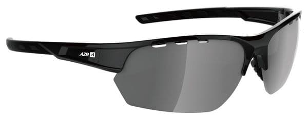 Lunettes AZR Izoard Noir Vernie / Écran Gris Miroir 