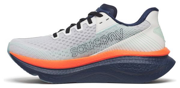 Saucony Endorphin Azura hardloopschoenen wit/blauw/oranje dames