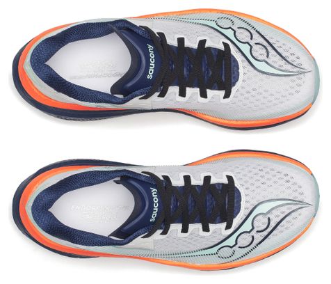 Saucony Endorphin Azura hardloopschoenen wit/blauw/oranje dames
