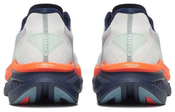 Saucony Endorphin Azura hardloopschoenen wit/blauw/oranje dames