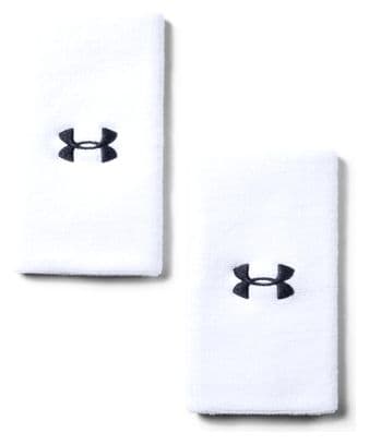 Bracelets éponge (lot de 2) Under Armour Performance Blanc