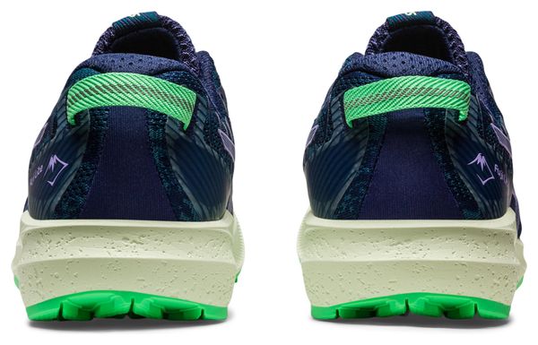 Asics Fuji Lite 3 Blue Green Women's Trail Running Shoes