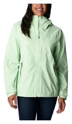 Chaqueta impermeable Columbia Omni-Tech Ampli-Dry Verde Mujer