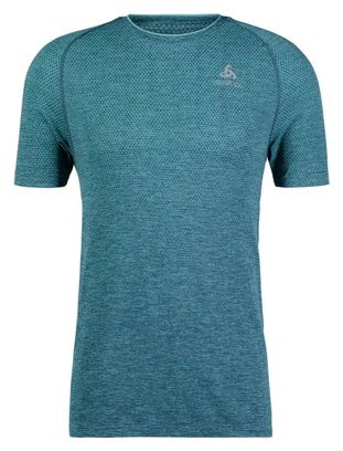 Odlo Essential Seamless Short Sleeve Shirt Blau