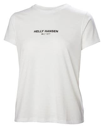 Camiseta Helly Hansen Allure Blanca Mujer