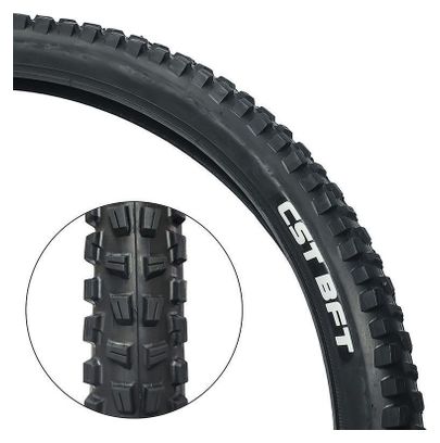Pneu VTT Fat Bike CST 26 X 4.00 – BFT, Noir, 100-559, Avec TR, Neuf