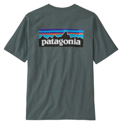 T-Shirt Patagonia P-6 Logo Responsibili-Tee Vert