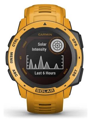 Orologio GPS solare Garmin Instinct Sunburst giallo