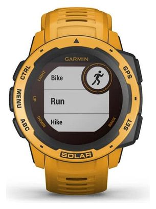 Orologio GPS solare Garmin Instinct Sunburst giallo
