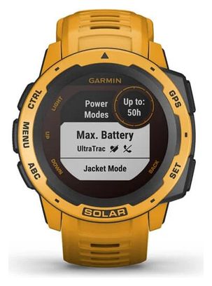 Orologio GPS solare Garmin Instinct Sunburst giallo