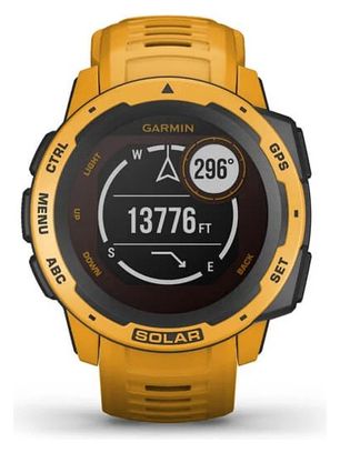 Orologio GPS solare Garmin Instinct Sunburst giallo