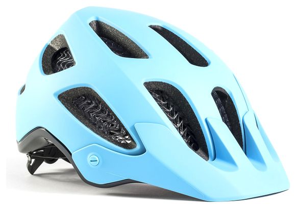 Bontrager Rally WaveCel MTB Helmet Gray Sky Blue / Navy