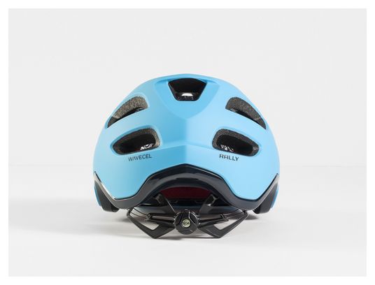 Casque VTT Bontrager Rally WaveCel Gris Bleu Ciel / Bleu Marine