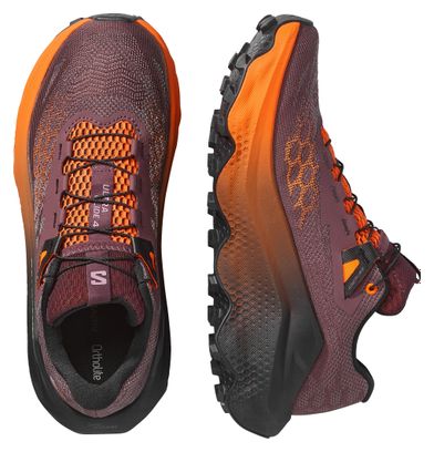 Salomon Ultra Glide 4 Women's Trail Running Shoes - Pink/Orange/Black