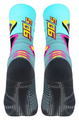 Chaussettes BV Sport Run Marathon Générations 90s Collector Bleu/Noir