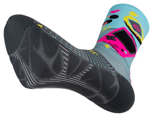 Chaussettes BV Sport Run Marathon Générations 90s Collector Bleu/Noir