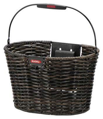 Panier Avant Klickfix Structura Ovale Noir Marron