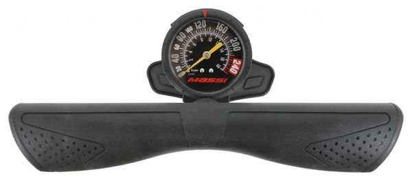 Pompa a pedale Massi CM-F06 Tubeless HP (Max 260 psi / 18 bar) Nero