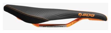 Selle SDG DUSTER P MTN - Rails titane noir/orange