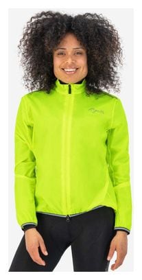 Veste Velo Pluie Vent Rogelli Essential - Femme - Jaune