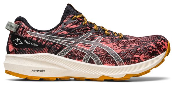 Zapatillas Trail Running Mujer Asics Fuji Lite 3 Rosa Negro