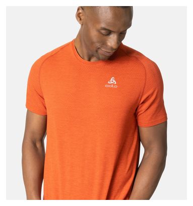 Odlo Essential Seamless Short Sleeve Jersey Orange
