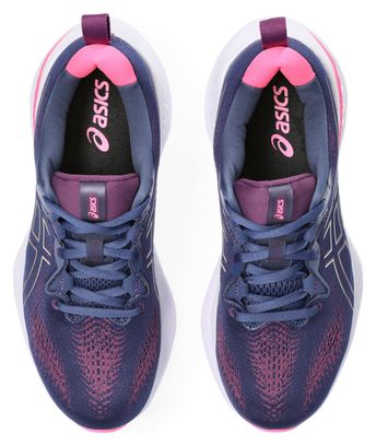 Asics Gel Cumulus 25 Running Shoes Blue Pink Women's