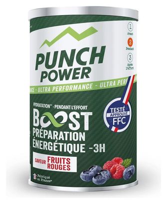 Boisson énergétique  - Boost énergétique - Courte Durée -3H - Fruits rouges