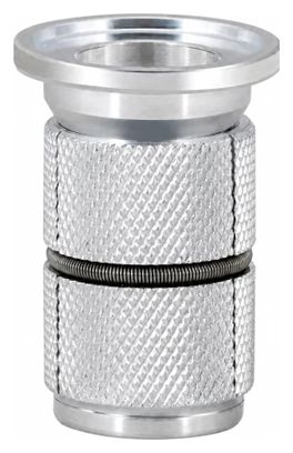 Stop Velkyne Compressie 1 1/8 Vork Carbon Aluminium Expander Stuurlager Zilver