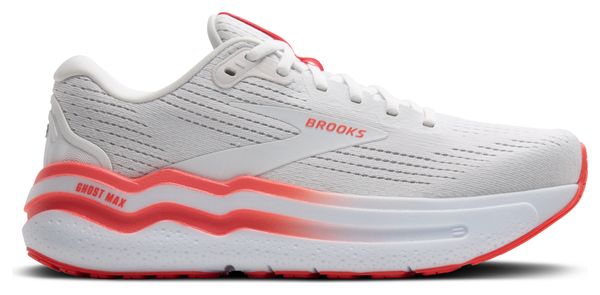 Brooks Ghost Max 2 White/Pink Women's Running Shoes