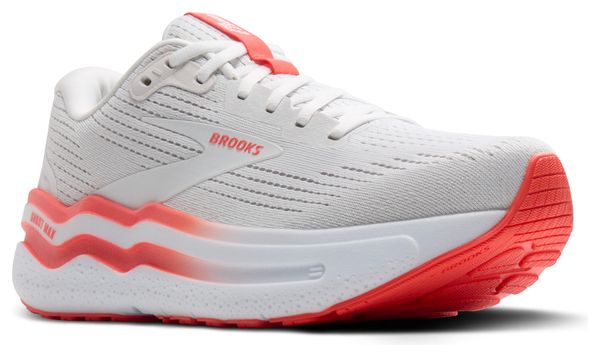 Brooks Ghost Max 2 White/Pink Women's Running Shoes