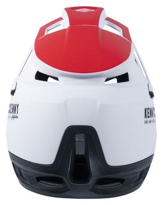 Kenny Split Helm Rood Wit