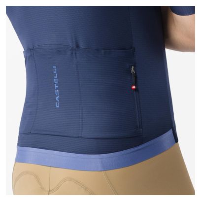 Maglia a maniche corte Castelli Espresso 2 blu da uomo