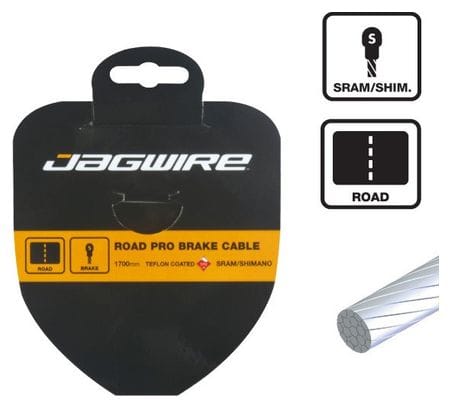 Câble de frein Jagwire Road Brake Cable-Slick Stainless-1.5X2750mm-SRAM/Shimano