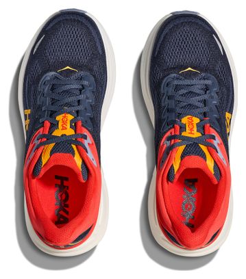 Chaussures Running Hoka Bondi 9 Bleu/Rouge Homme