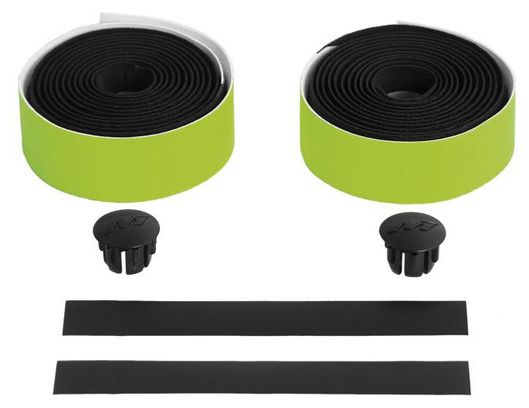 Cinta Manillar Massi Dual Wave Negro / Verde Neón