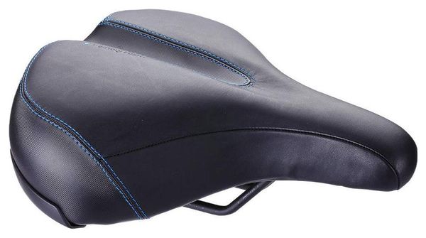 Comfortzadel BBB ComfortPlus Upright leer Zwart