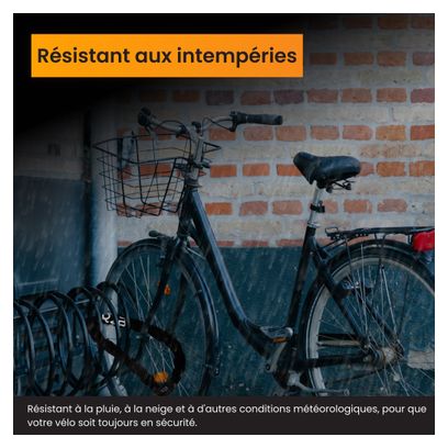 Cadenas pour vélos électriques et vélos - Cadenas pour vélo avec deux clés