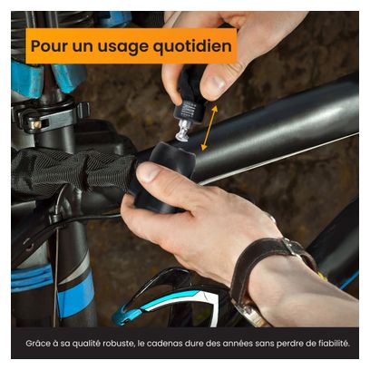 Cadenas pour vélos électriques et vélos - Cadenas pour vélo avec deux clés