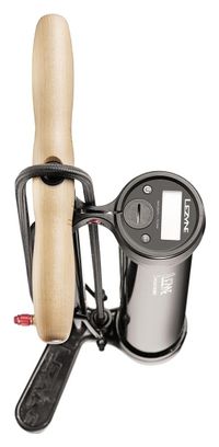 Lezyne Digital Pressure Over Drive Voetpomp (Max 220 psi / 15 bar) Zwart
