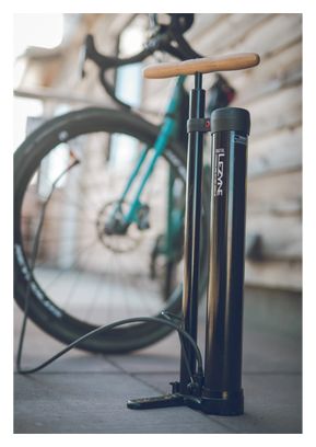 Lezyne Digital Pressure Over Drive Voetpomp (Max 220 psi / 15 bar) Zwart