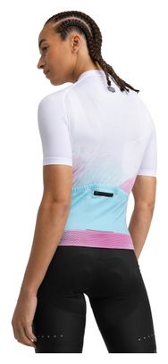 Maillot vélo manches courtes femme Cyclisme M2 Venturi Blanc