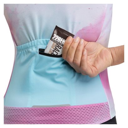 Maillot vélo manches courtes femme Cyclisme M2 Venturi Blanc