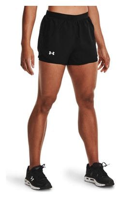 Short femme Under Armour Fly By 2.0 2-in-1