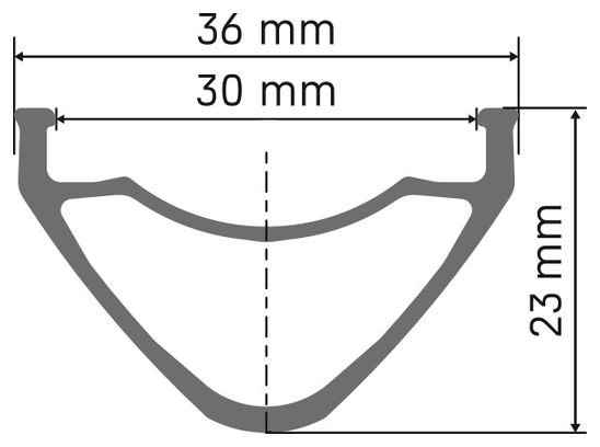 Felge DT Swiss FR571 622 mm (29" / 700C) Aluminium Silber