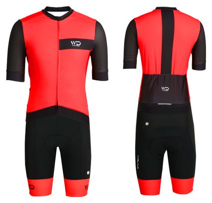 Maillot de cyclisme homme DRAFT rouge/noir