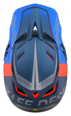 Troy Lee Designs D4 Composite Helmet Qualifier SLATE/Red