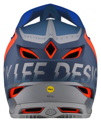 Troy Lee Designs D4 Composite Helmet Qualifier SLATE/Rosso